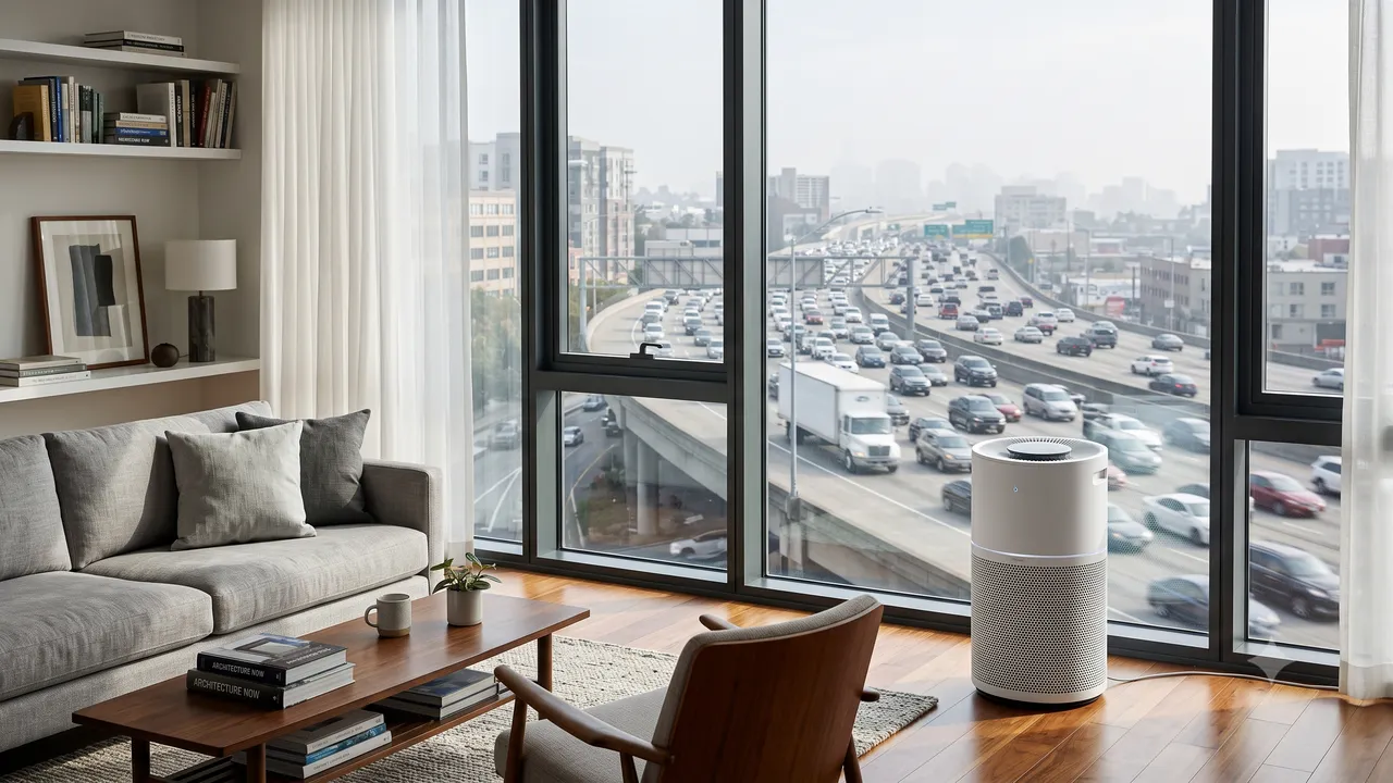 Air Purifier for Homes Near Highways: Reducing Traffic-Related PM2.5 and NO2 Indoors