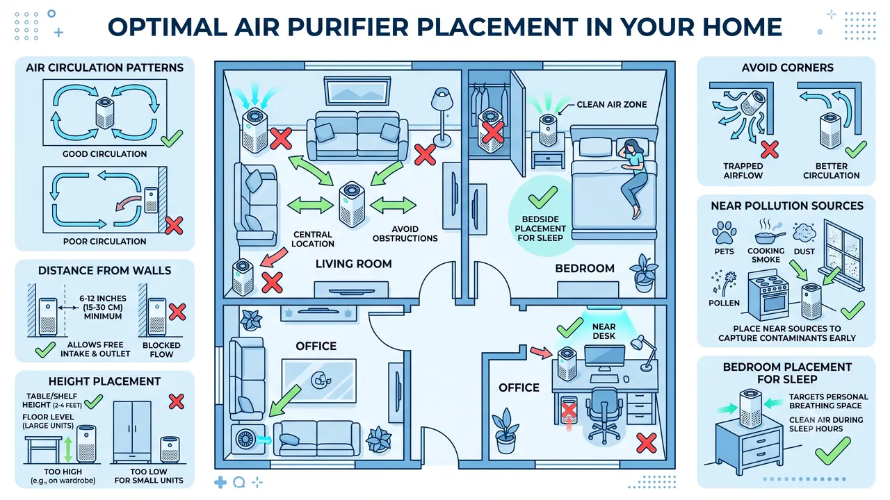 Air Purifier Placement Guide: Where to Put Your Purifier for Maximum Effect
