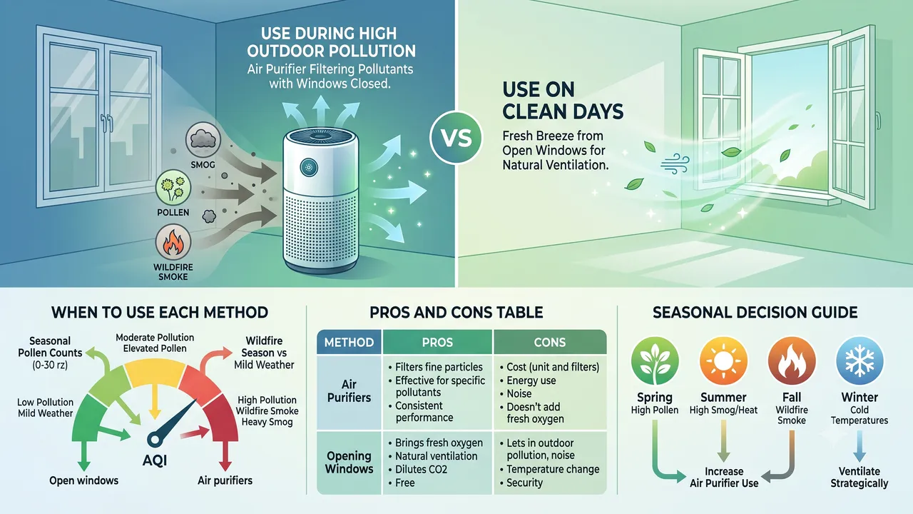 Air Purifier vs Opening Windows: Which Is Better for Indoor Air Quality?