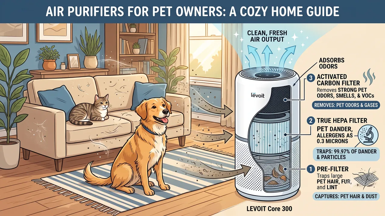 Best Air Purifier for Pets: Top Picks for Dog and Cat Dander, Hair, and Odor in 2026
