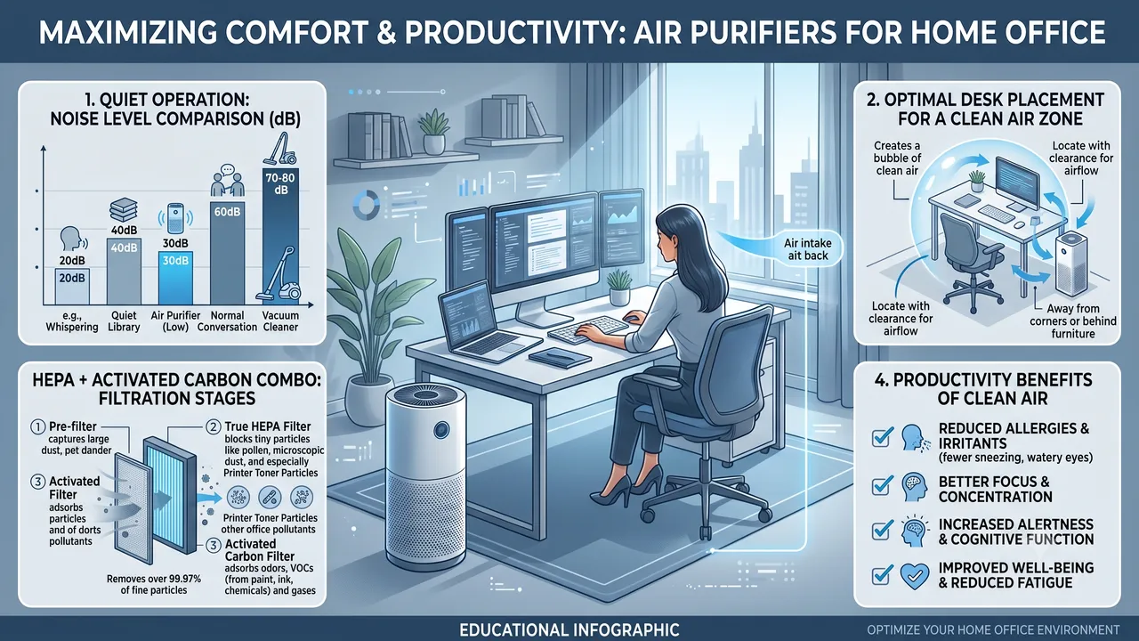 Best Air Purifier for Home Office 2026: Boost Focus, Reduce Allergies, and Breathe Cleaner While You Work