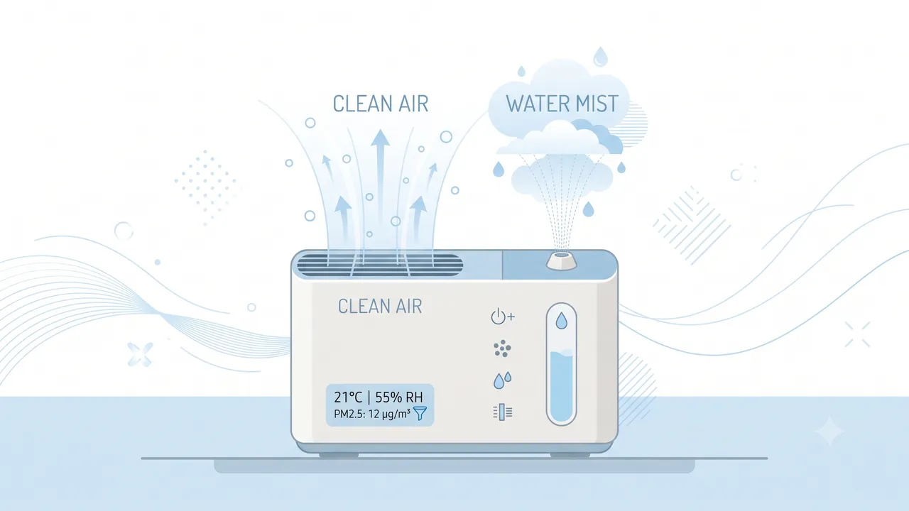 Best Air Purifier and Humidifier Combo Units: 2-in-1 Devices Worth Considering