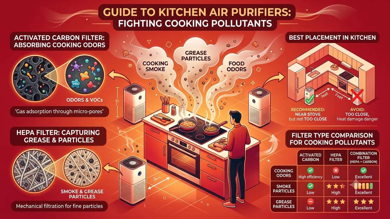Best Air Purifier for Kitchen Cooking Odors 2026