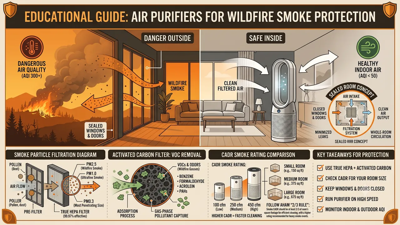 Best Air Purifier for Wildfire Smoke 2026: Top Picks for Clean Indoor Air
