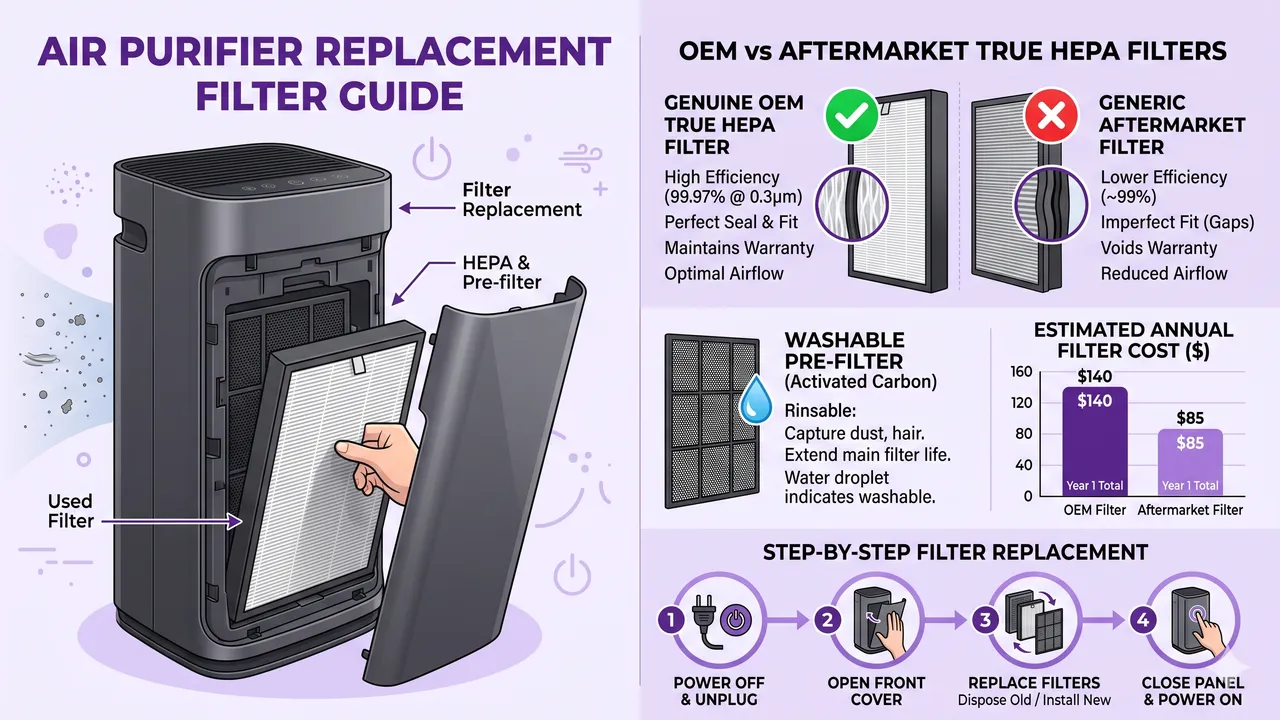 Best Replacement Filters for Winix 5500-2: OEM vs Aftermarket Complete Guide