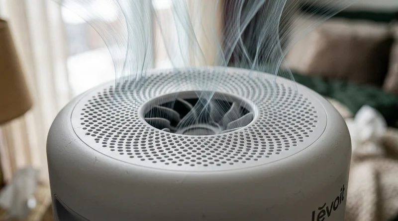 Air purifier outlet vent with airflow