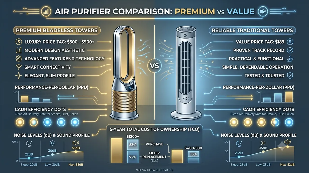 Dyson Pure Cool vs Coway AP-1512HH: Which Air Purifier Deserves Your Money?