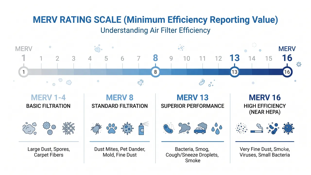 MERV Ratings Explained: Which HVAC Filter Should You Use for Better Indoor Air?