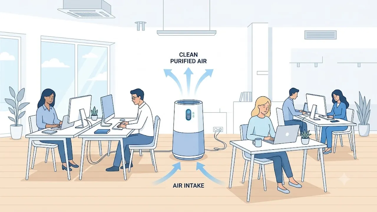 Air Purifier for Open-Plan Offices: Solutions for Coworking Spaces and Cubicle Farms