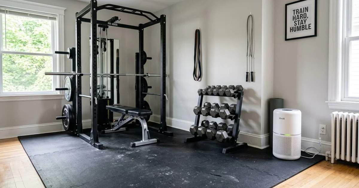 Best Air Purifier for Home Gym: Sweat, Dust & Breathing Hard
