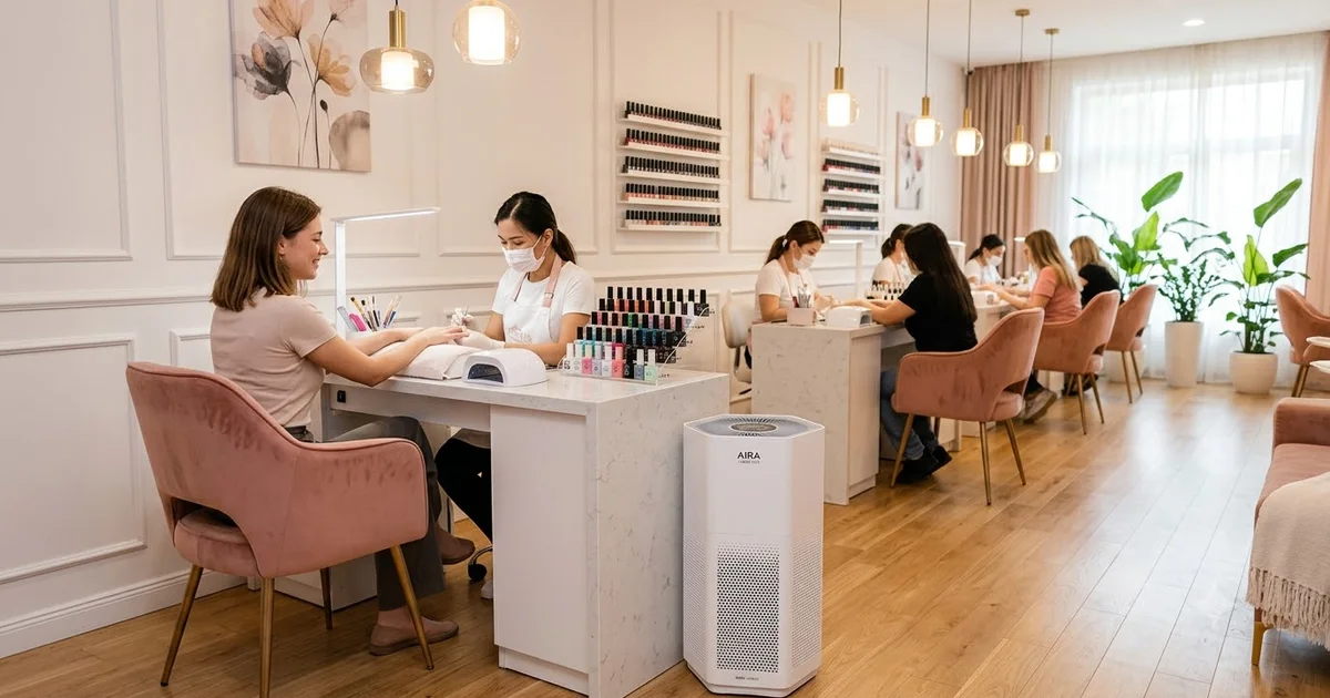 Best Air Purifier for Nail Salon Fumes 2026: Acetone, MMA & Dust Control