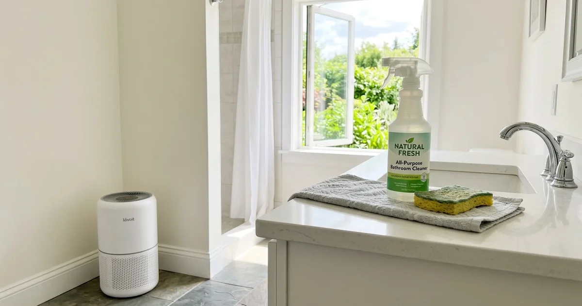 How to Remove Chemical Smell from Cleaning Products (Air Purifier + Ventilation)